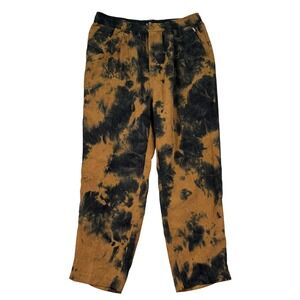 Banks Journal Corduroy Pants Mens XL Elastic Straight Tapered Fit Tie Dye Casual